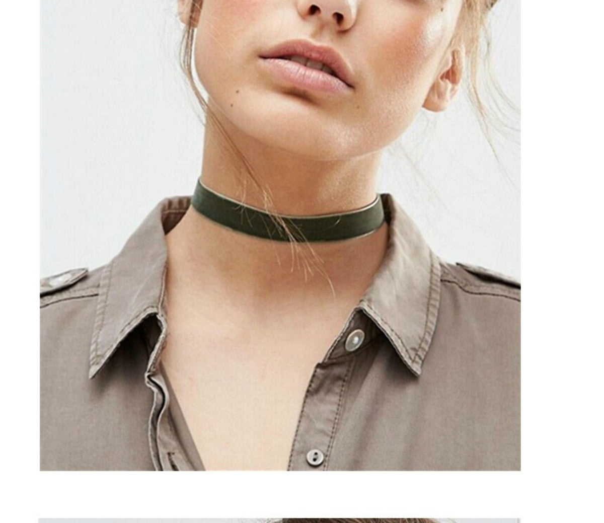 Green Choker Necklace - thatboholife