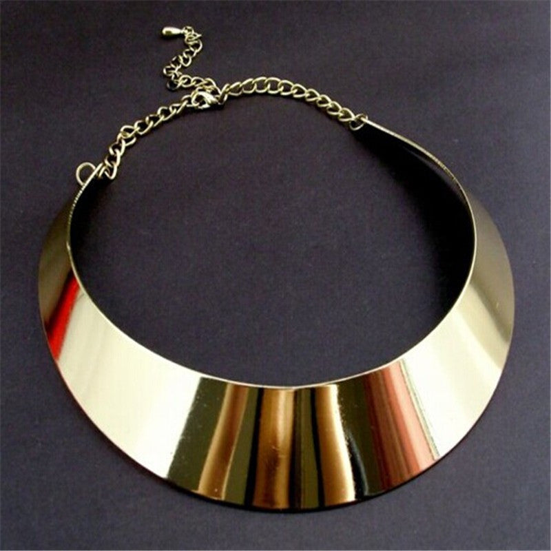 Gold Choker Necklace - thatboholife