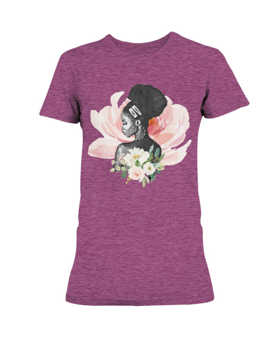 Afro Lady Graphic Tee | Custom T-Shirt | That Boho Life